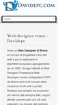 Mobile Screenshot of davidepc.com